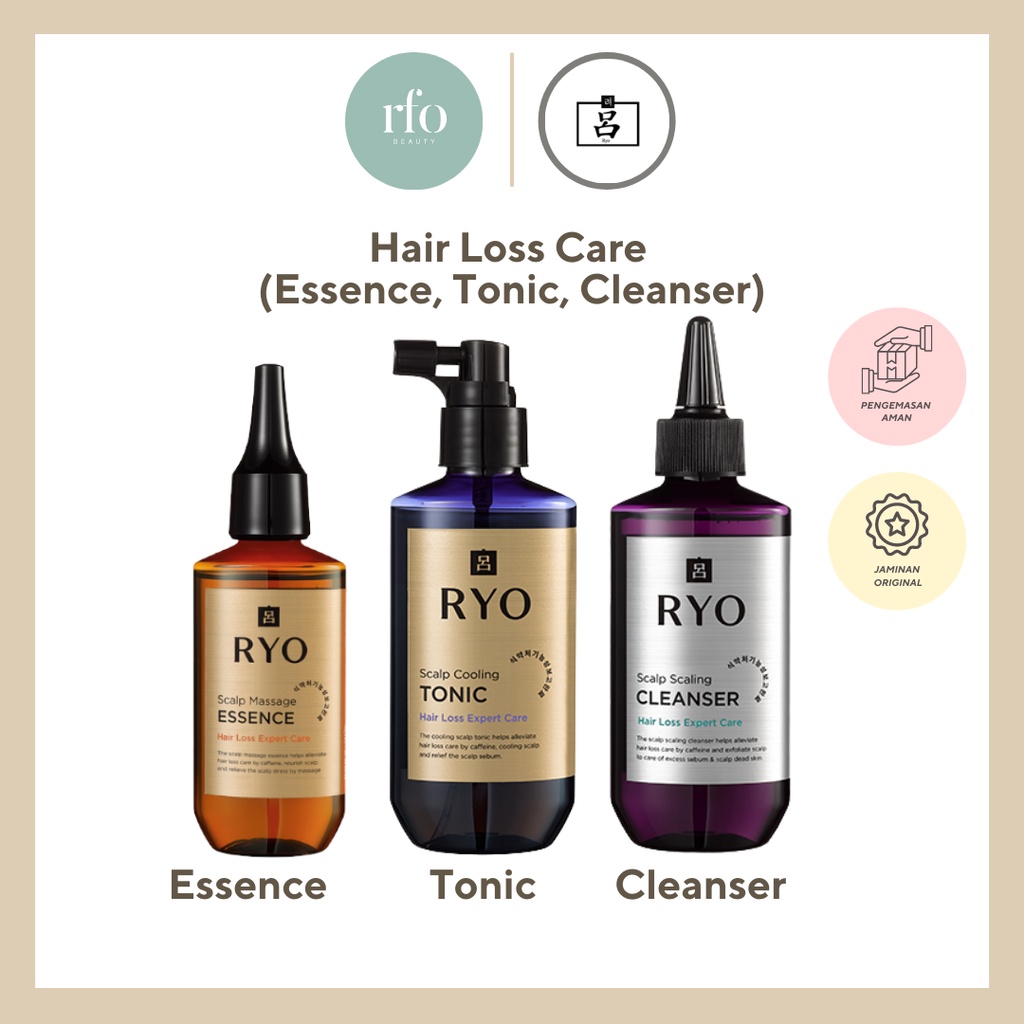 RYO Hair Loss Expert Care Scalp (Essence, Tonic, Cleanser)