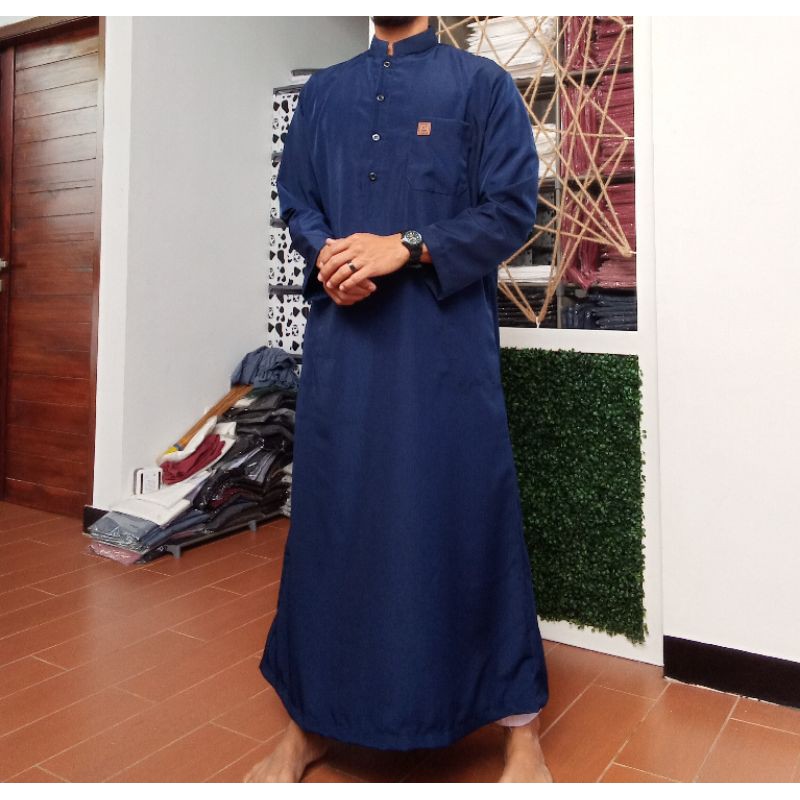 Gamis pria gamis putih polos gamis hitam polos lengan panjang