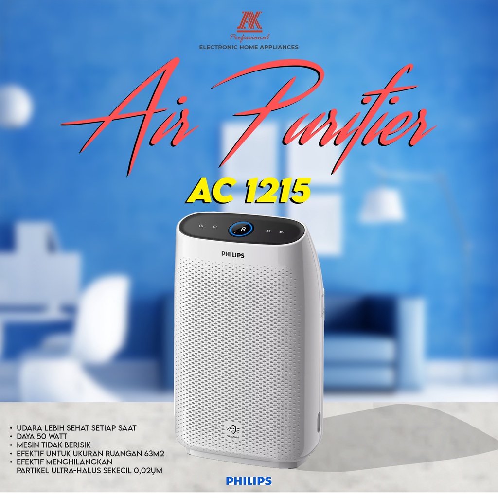 PHILIPS Air Purifier AC 1215 AC 1215 Ekonomis Garansi Resmi