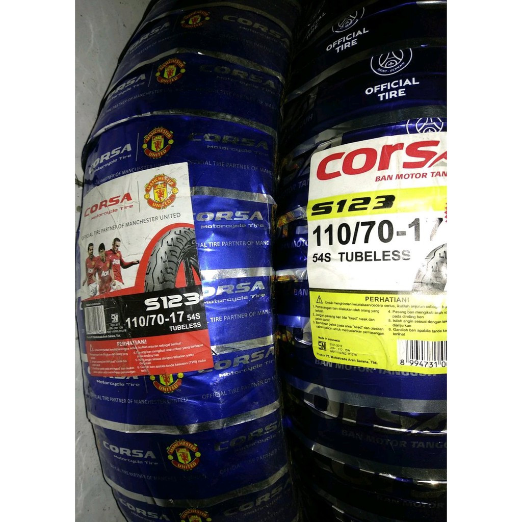 Ban Tubeless 110 70-17 Corsa
