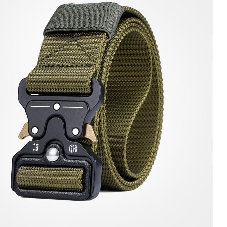 ► Tactical Canvas Military Belt Tali Ikat Pinggang Kanvas Militer 125cm ➮