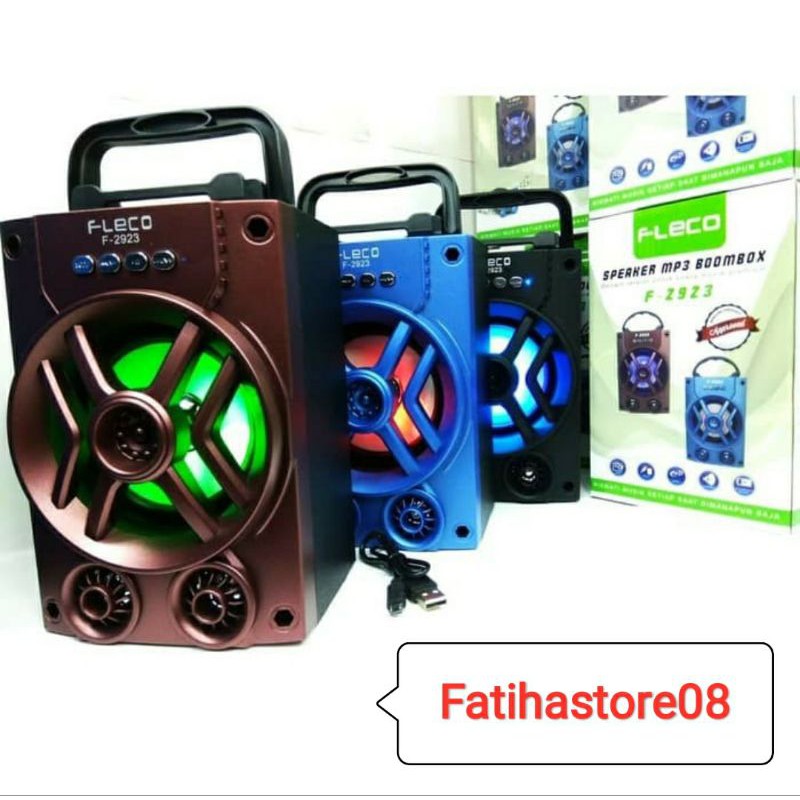 SPEAKER BLUETOOTH KARAOKE FLECO F-2923
