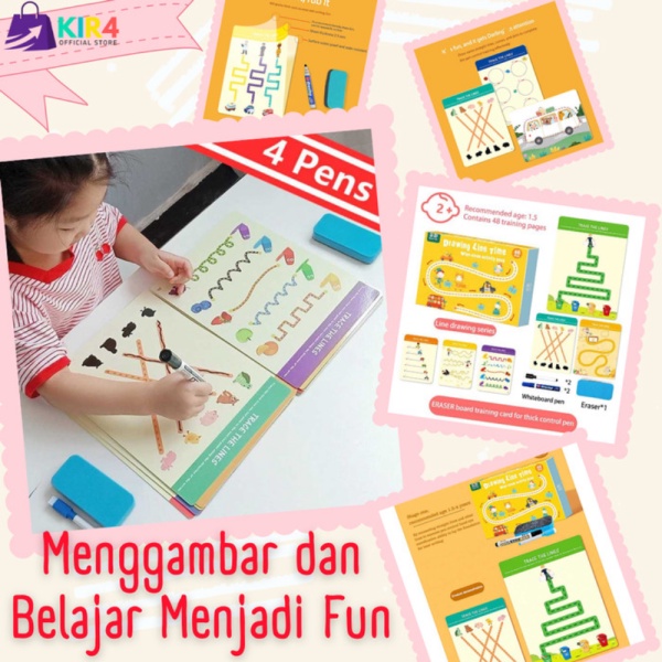 

Buku Mainan Alat Gambar dan Tulis Anak – Bermain dan Belajar/Edukasi Berkualitas