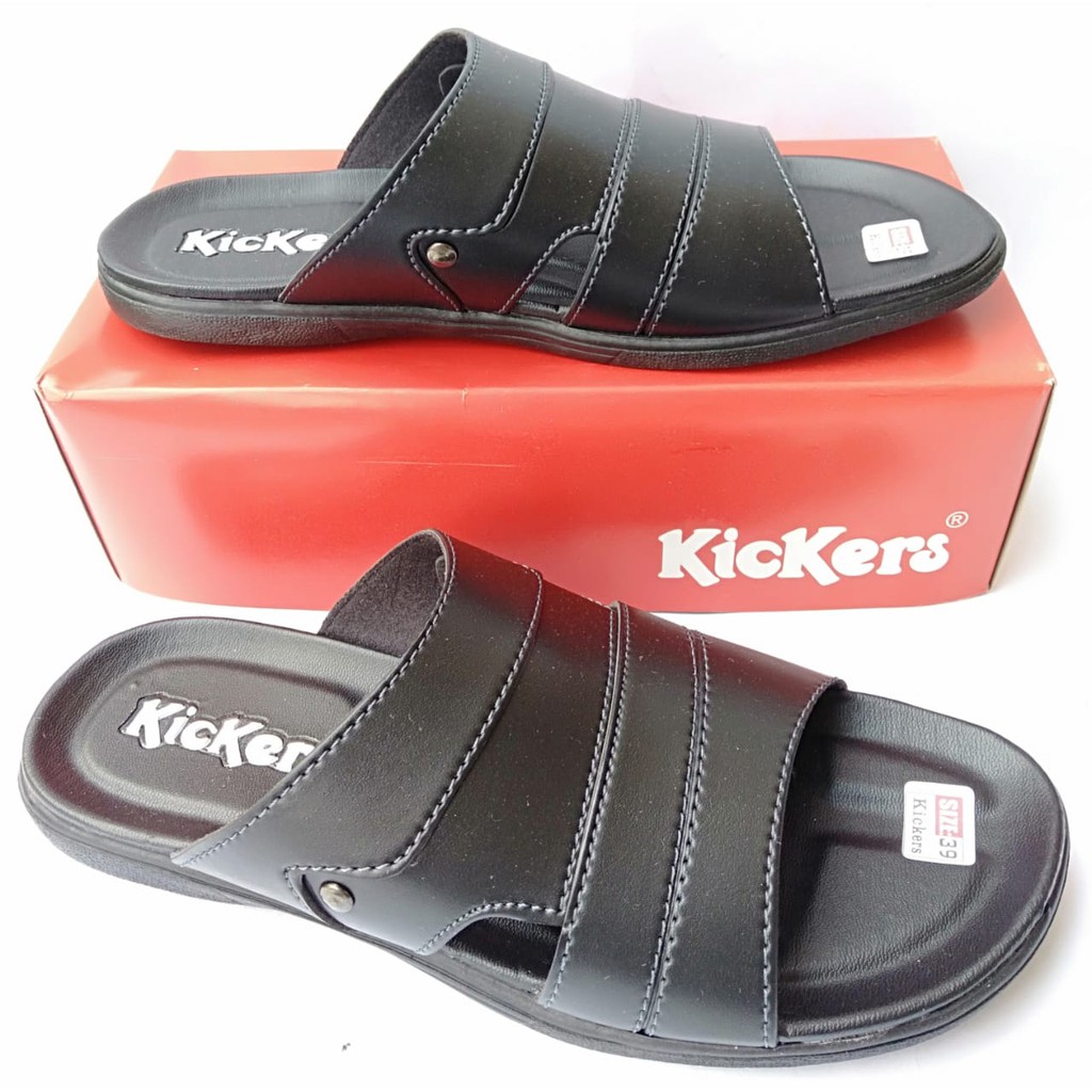 Kickers sandal pria selop slide original casual kasual dewasa terbaru murah kekinian berkualitas COD