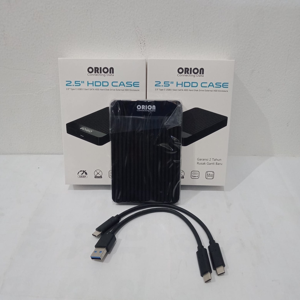 orion hdd enclosure casing harddisk typeC