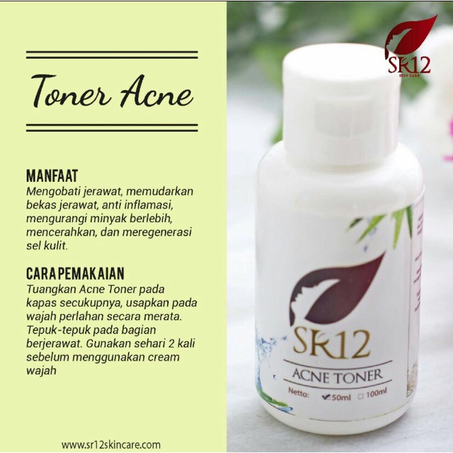 Populer SR12 COSMETIC Acne Toner