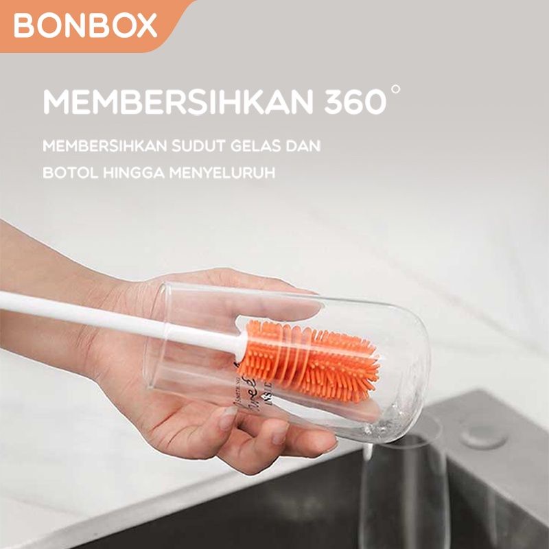 Bonbox BCB03 Sikat Pembersih Botol Bahan Silikon