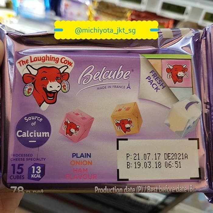 OPEN PO BELCUBE CHEESE 3 RASA (Plain, Onion, Ham) isi 15 PROMO