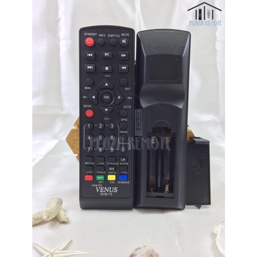 Remot / Remote Set Top Box DVB-T2 Venus Cabe Rawit / ecer dan grosir