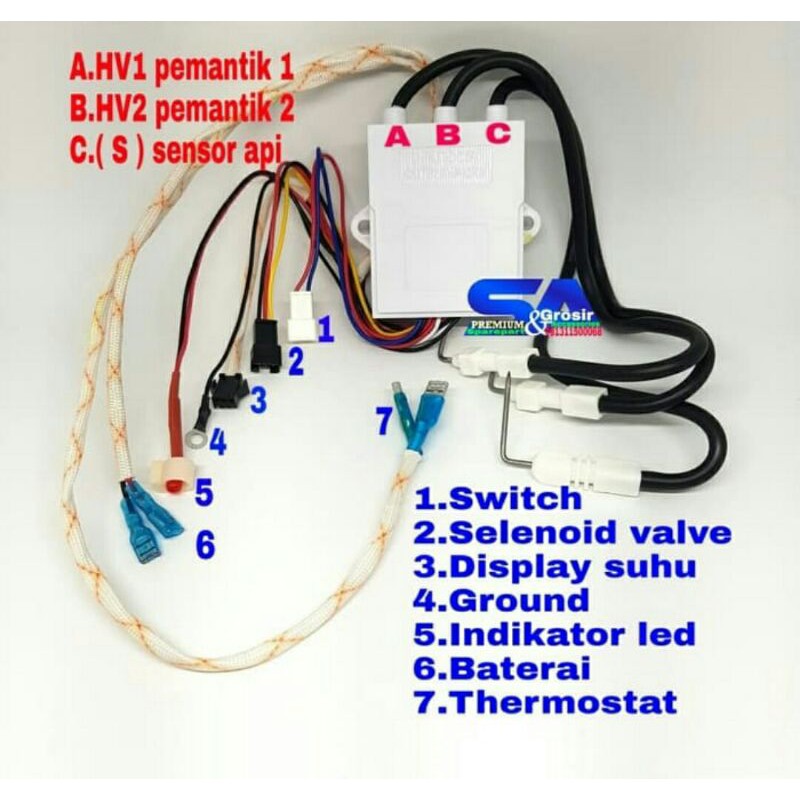 Pematik Water Heater universal Original