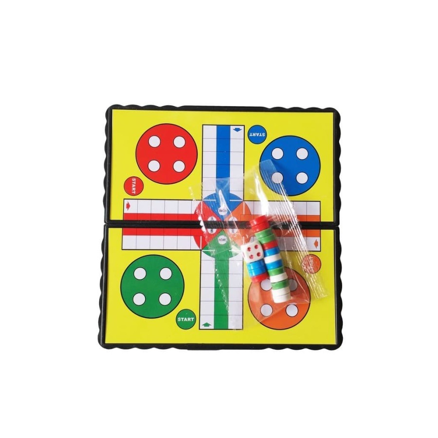 Mainan Magnetic Ludo Game Chess - Ludo Meja