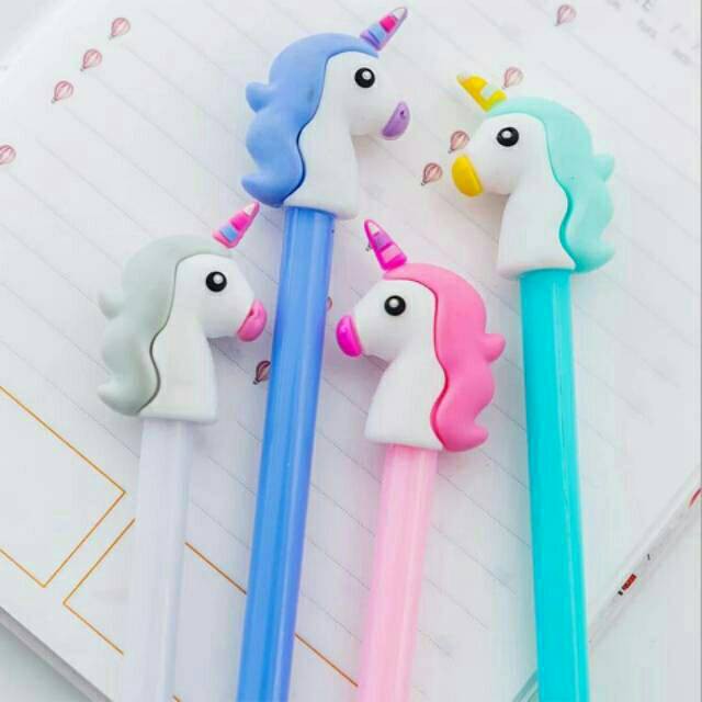 

Bolpoin Karakter Lucu Sekolah / ATK Pulpen Unicorn Pena Pen Ballpoint
