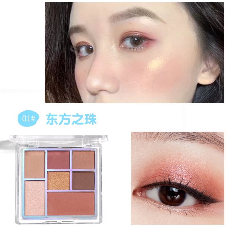 rcsbeauty - LAMEILA eyeshadow palet sakura highshine 7 warna