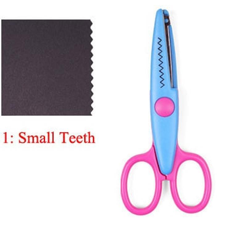 

Dijual Tegoni Gunting Scissors Student Stationery Office ZigZag Teeth - 1709 - Purple Murah