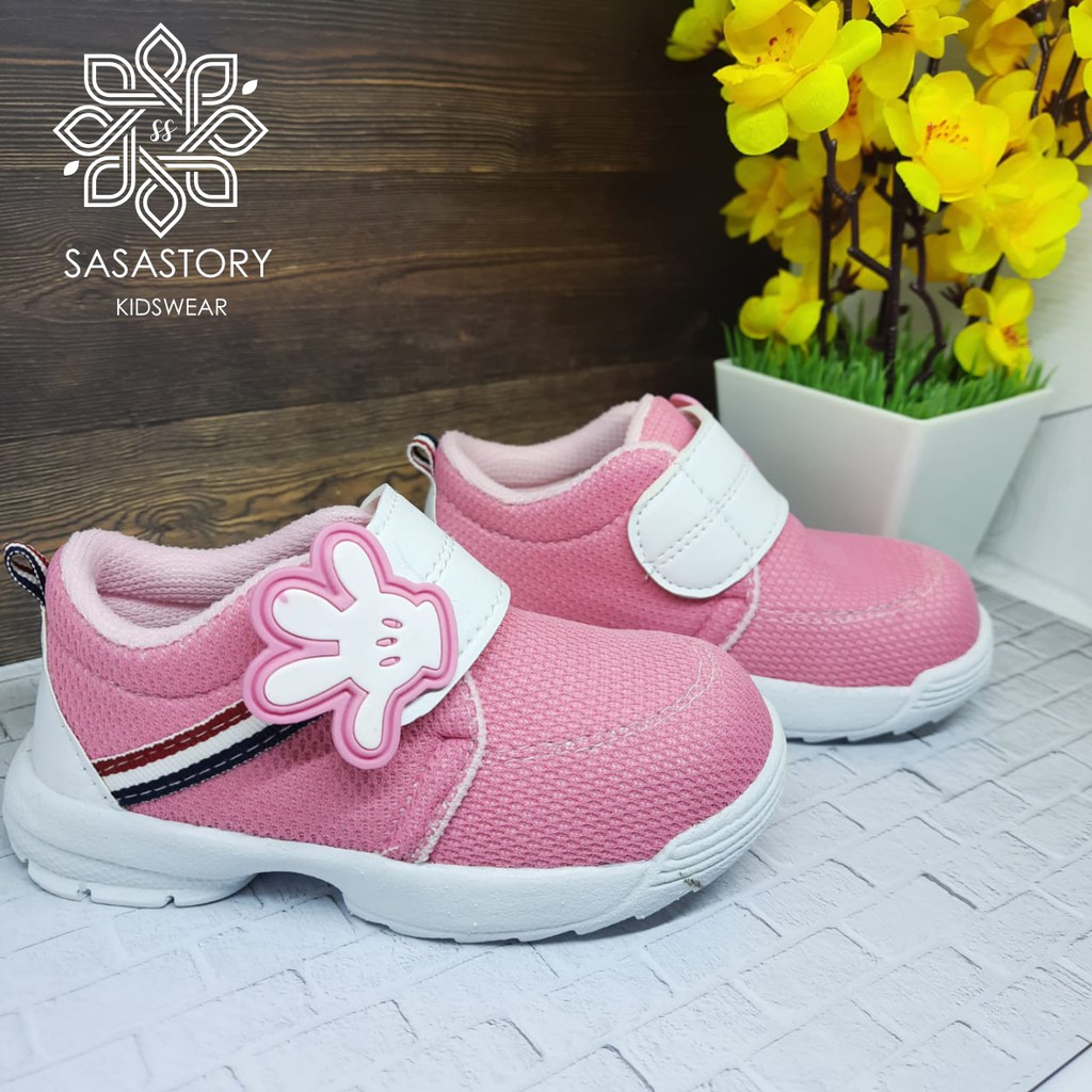 Sasatory Sepatu Anak Perempuan 1 2 3 Tahun Sepatu Sneaker Anak Perempuan Sepatu Sport Anak Sepatu Sport Anak Perempuan FA03