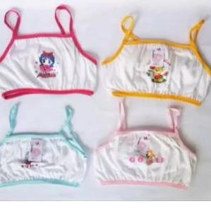 Hot Sale 6pcs Mini set Anak SD Tali kecil ABG Polos - Miniset BH Bra kutang Dalaman Lusinan Remaja K