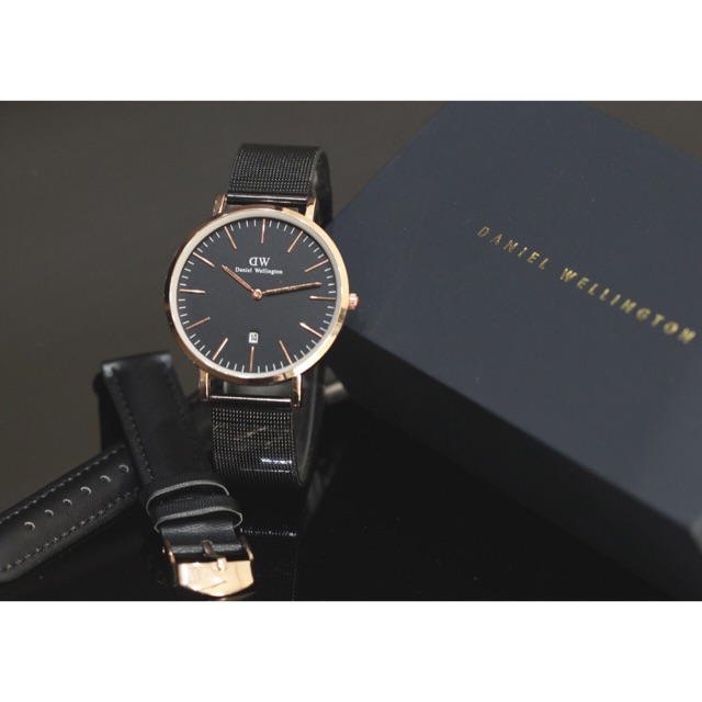 Jam tangan Dw paket tali pasir free box LIKE ORI