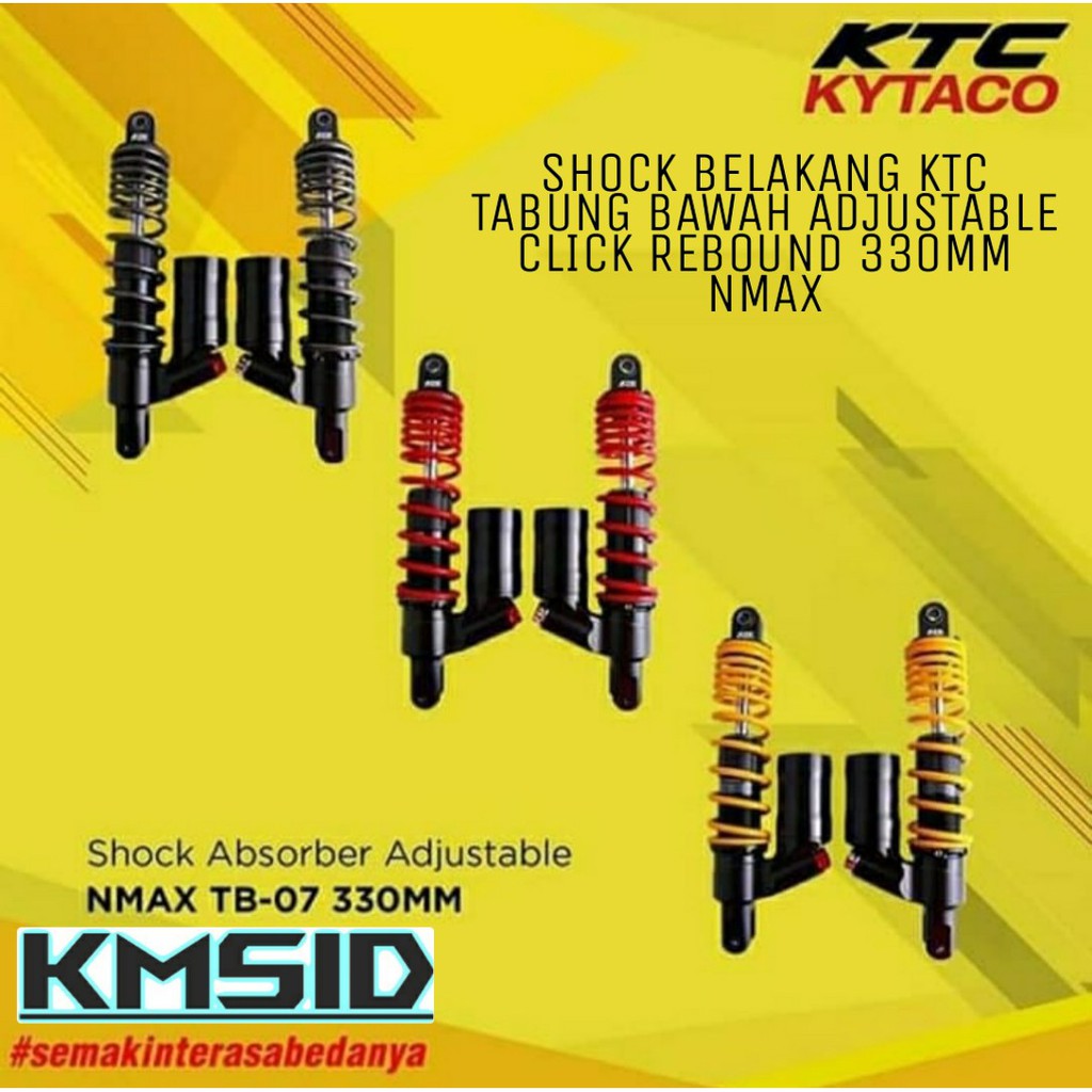Shock KTC KYTACO Tabung Bawah Click Rebound 330mm TB07 Nmax 155