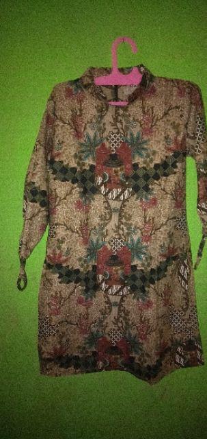 Atasan Batik Dolby Dolbi Dobby Doby Tenun Sutra Tulis Halus Katun Atbm Baron ,sarombit Atasan