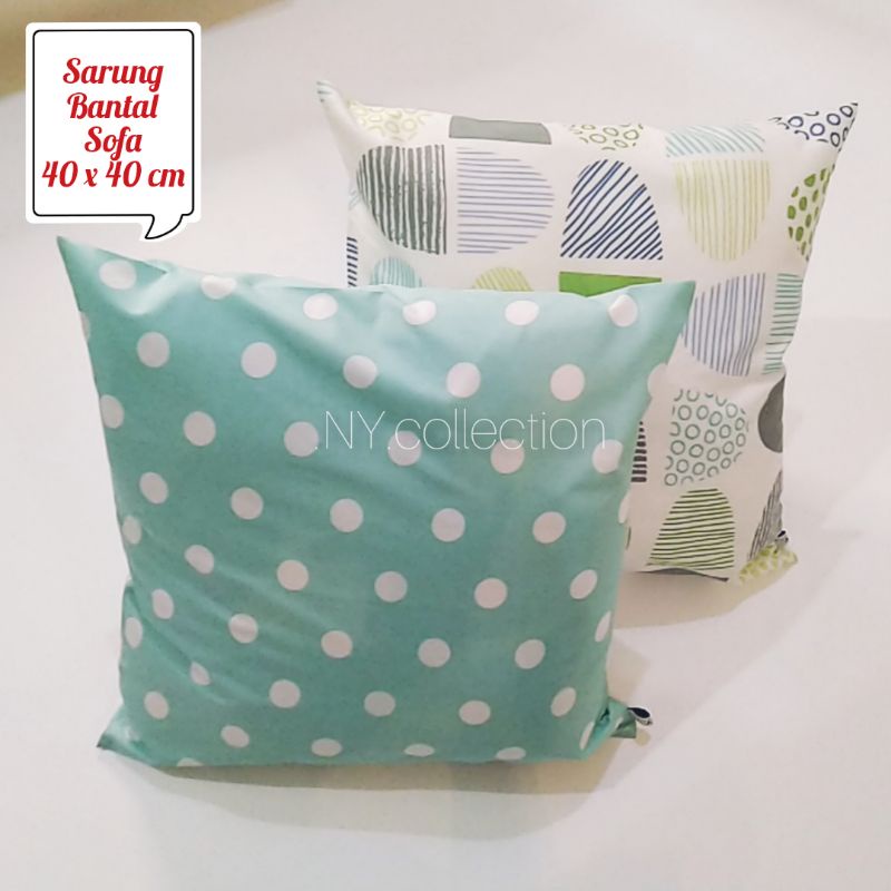 Sarung Bantal Sofa Minimalis 40 x 40 - SB 5, SB 6