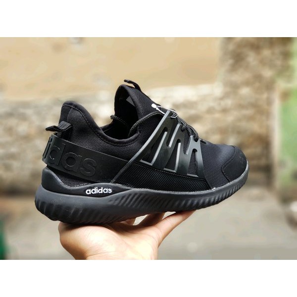 SEPATU SEKOLAH ADIDAS ALPHABOUNCE TUBULAR FULL BLACK 37-44 SEPATU HITAM FULL ADIDAS TUBULAR