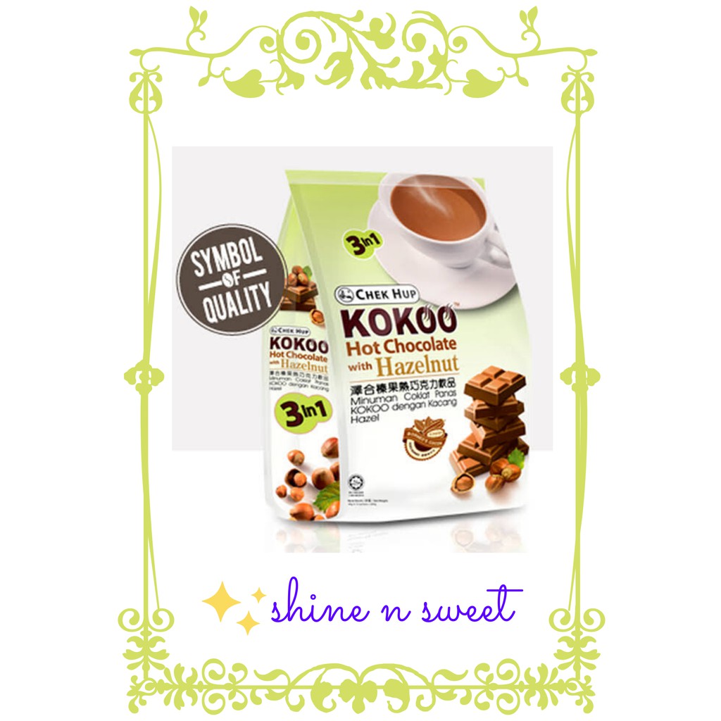 

Chekhup Kokoo Hot Chocolate With Hazelnut / Cokelat Panas Hazelnut