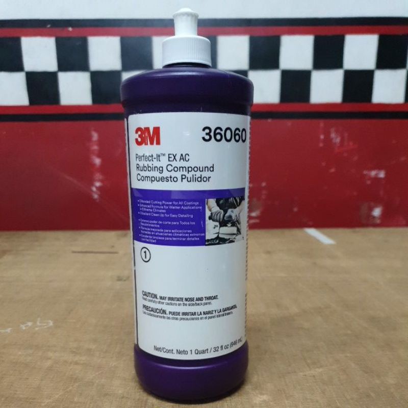 3M Perfect it EX AC Rubbing Compound 36060 step 1