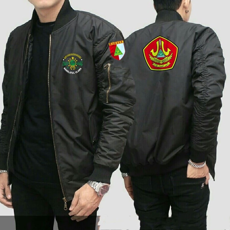 JAKET NU / JAKET BANSER PRIA BOOMBER KEREN TERBARU