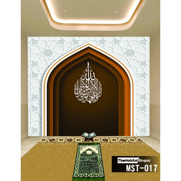PROMO WALLPAPER DINDING Wallpaper dinding musholah-wallpaper Mihrab-wallpaper dinding murah-wall3d