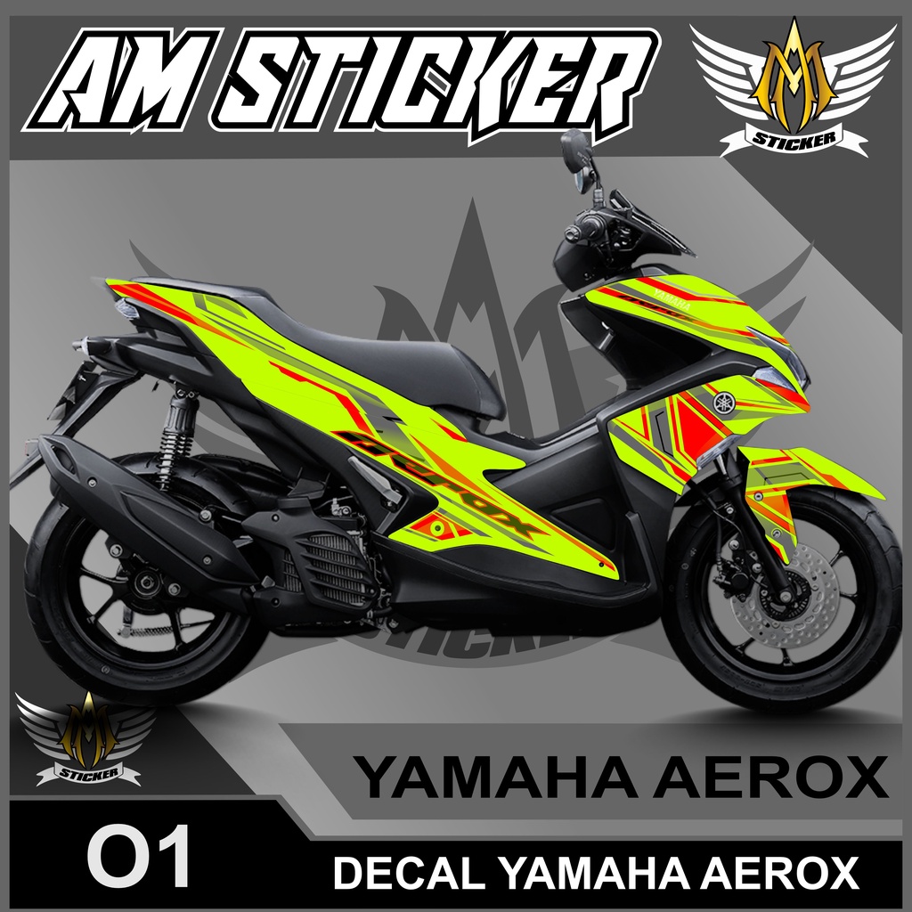 Decal Sticker Aerox 155 Fullbody Disain