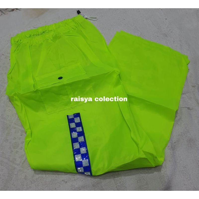 jas hujan setelan security / jas hujan satpam / jashujan baju celana satpam