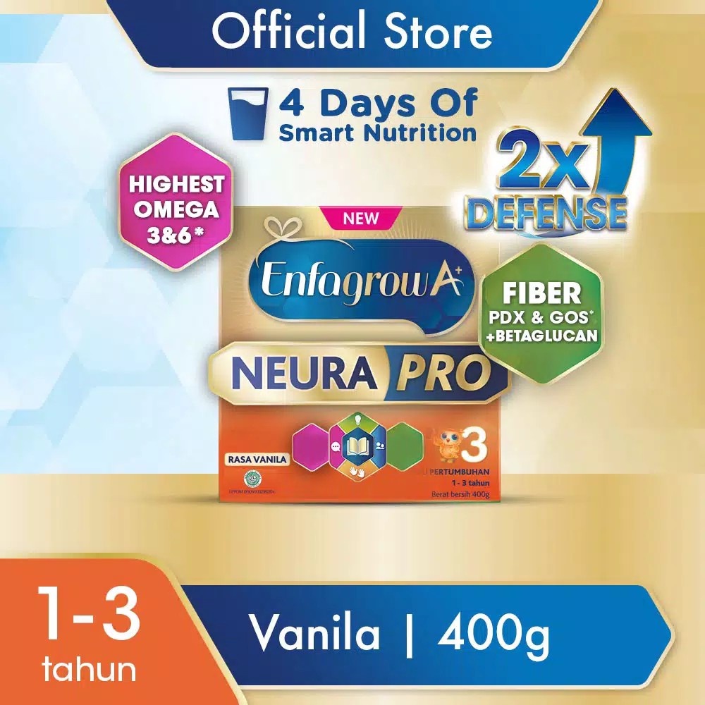 Enfagrow A+ Neuro Pro 3 Usia 1-3 Tahun 400gr