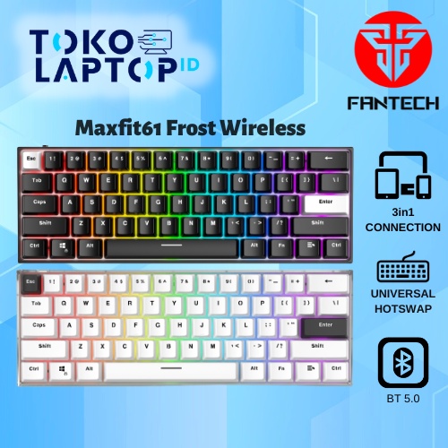 Fantech MK857 Maxfit61 Frost Wireless 60% Mechanical Gaming Keyboard