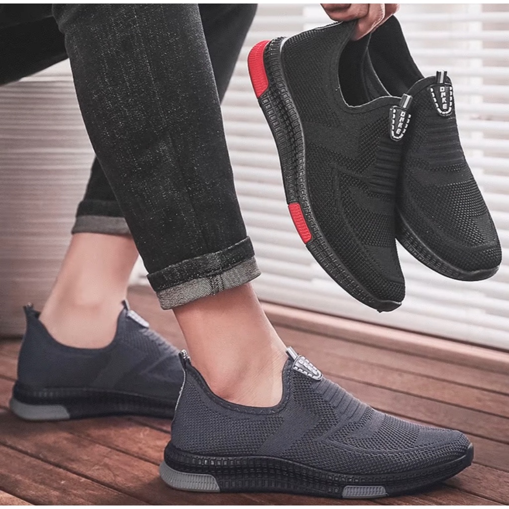 Sepatu Slip On Sport Onke Pria / Sepatu Slip On Kerja / Sepatu Slip On Jalan / Sepatu Slip On Murah 