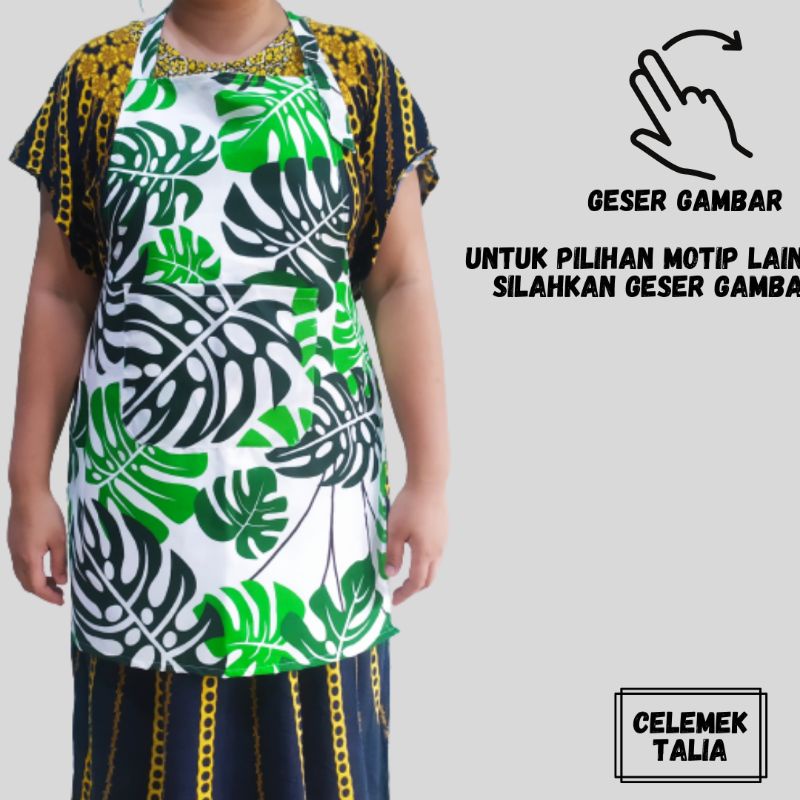 Apron Waterproof Celemek Masak Chef Pelayan Cafe waiter Original Handmade