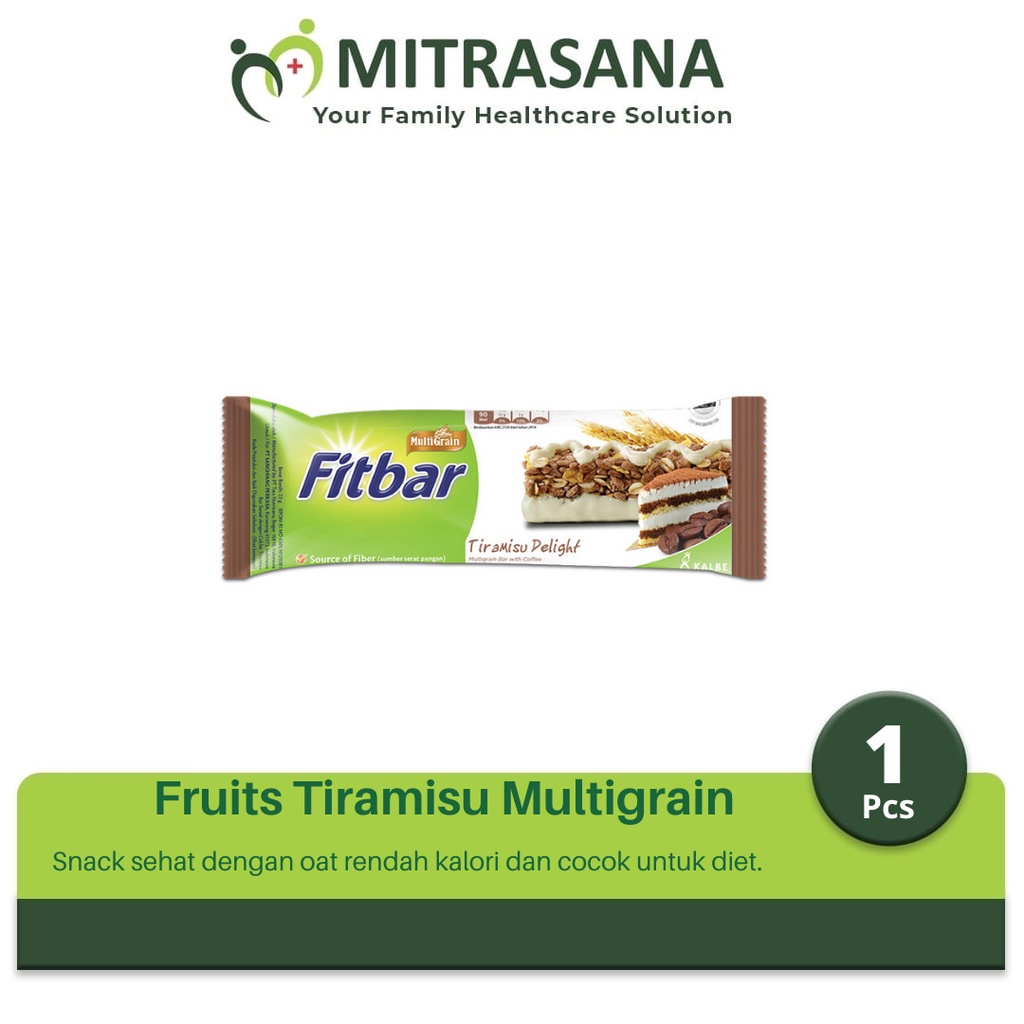 

Fitbar Fruits 22 Gram Multigrain - 1pcs