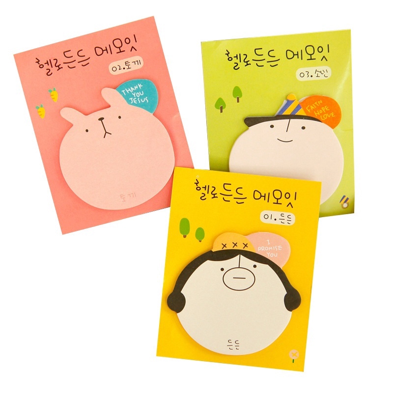 Sticky Notes Motif Kartun Untuk Sekolah