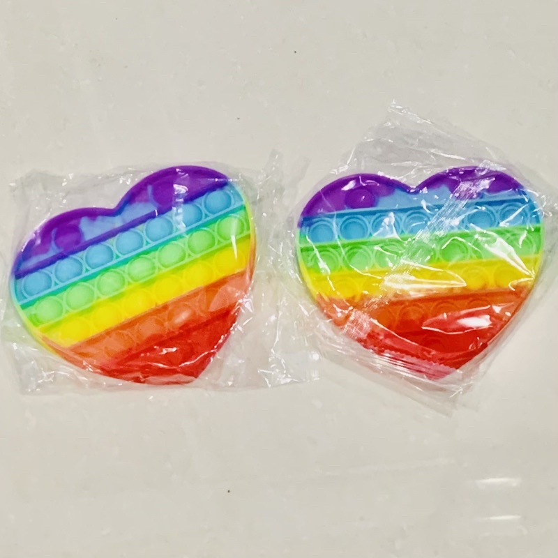 POP IT FIDGET TOYS RAINBOW (ADA YANG JUMBO)-Love rainbow