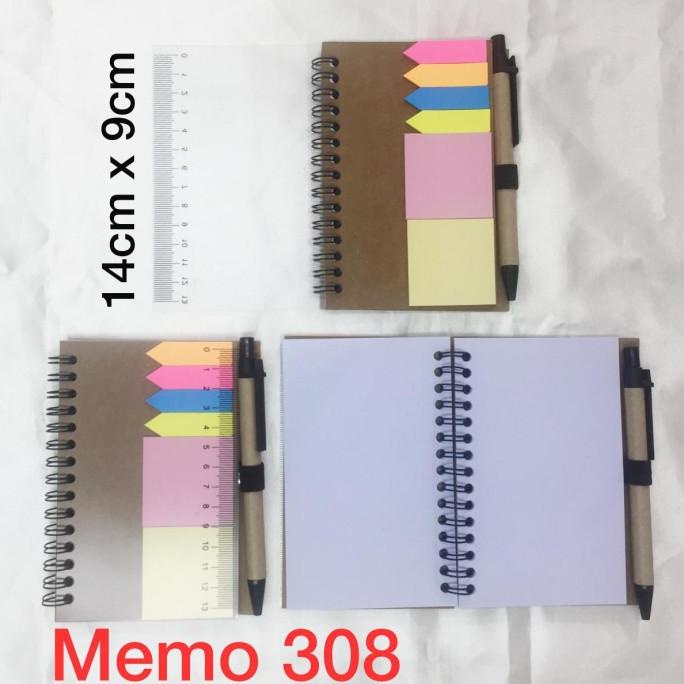 

Note Book / Buku Memo / Memo mini /Memo post it / Memo 308 dapat dic