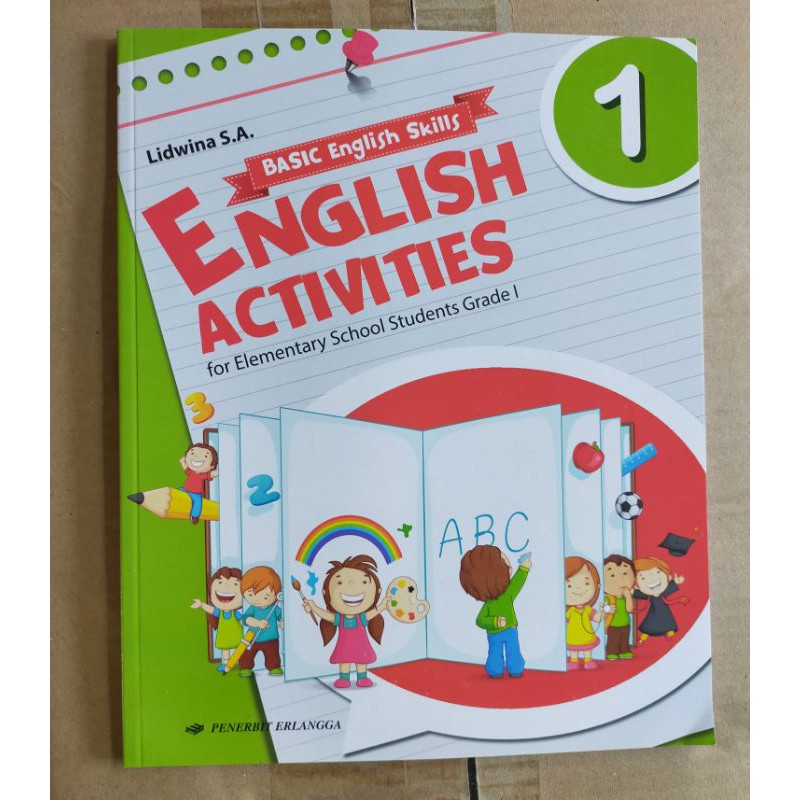 ORI buku teks English activities k13 erlangga kelas 1 edisi revisi terbaru