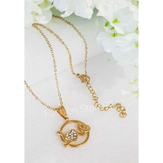 New Kalung Love dalam Lingkar titanium gold silver Antikarat bestquality import