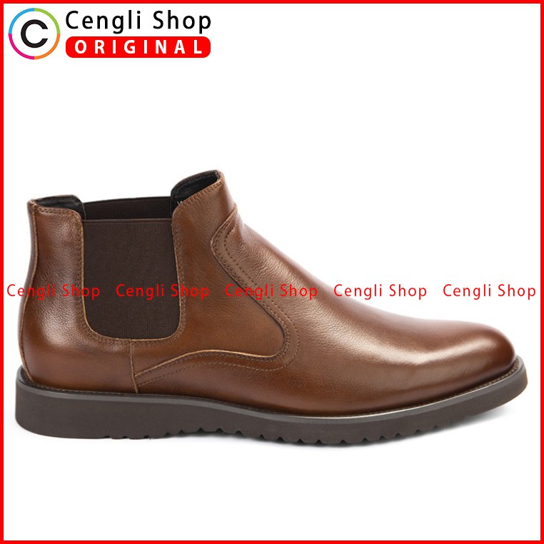 SEPATU ANDREW BOOT PRIA ORIGINAL TERBARU CASUAL KULIT ORI COKLAT ANM10