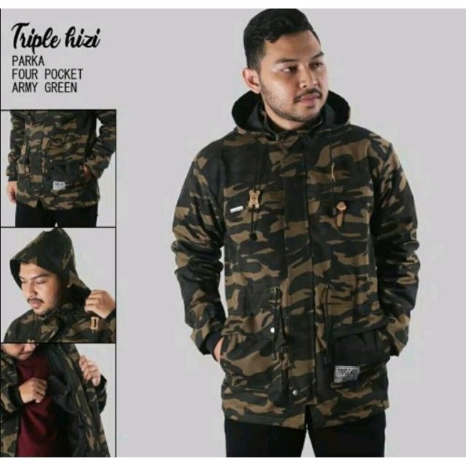 Jaket Parka Army Militer