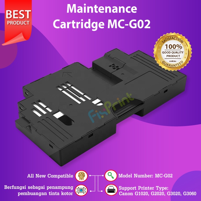 Maintenance Cartridge MC-G02 Busa Pembuangan Tinta Cartridge Canon G1020 G2020 G3020 G3060 G570 G670