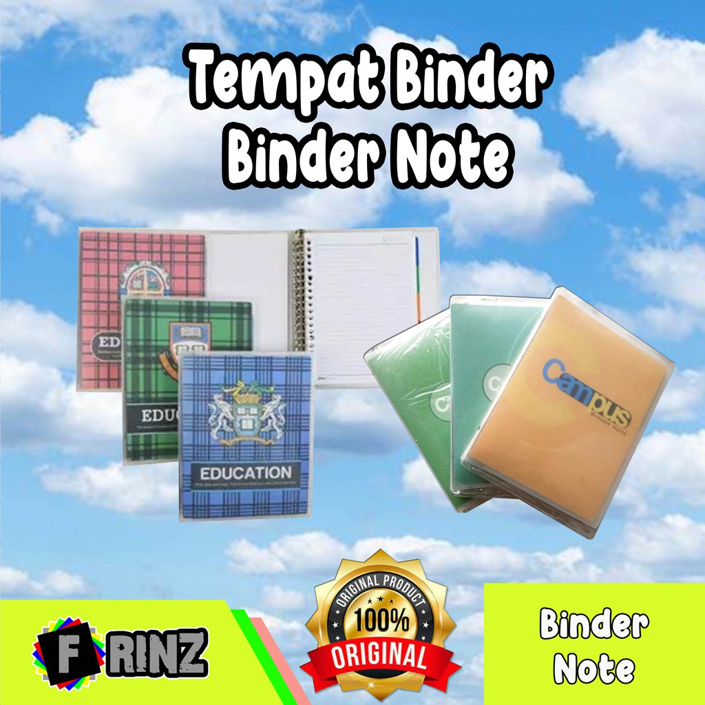 

ATK ~ Tempat Binder / Binder Note / Cover Tempat Binder A5 dan B5