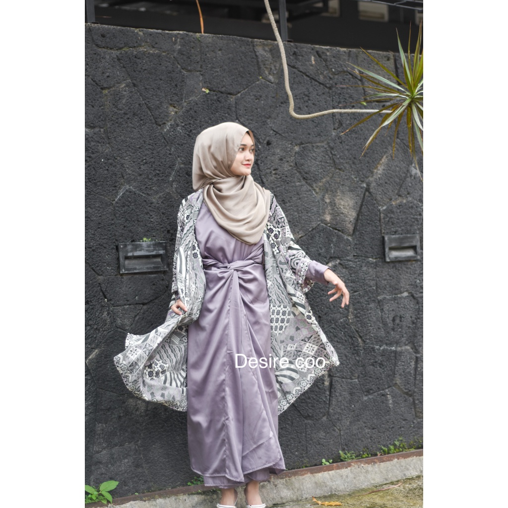 Alazka Dress Desire.coo | Dress ikat | Gamis | Outer