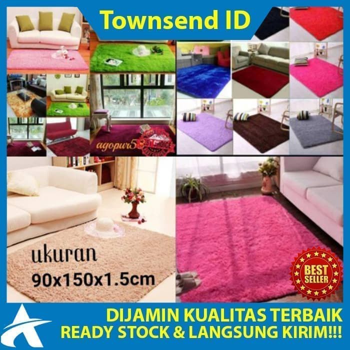 Karpet Bulu/Tikar Bulu Ukuran 90x150