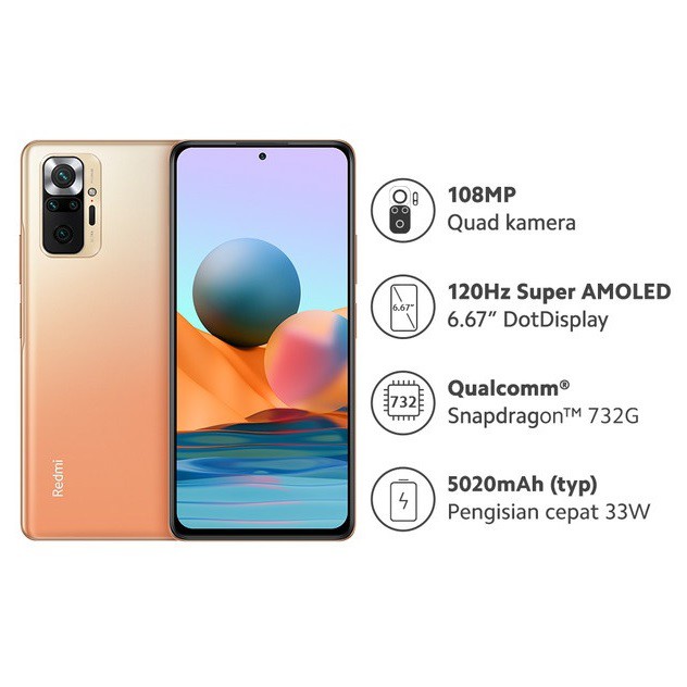 redmi note 10 pro 6128gb 8128gb garansi resmi xiaomi