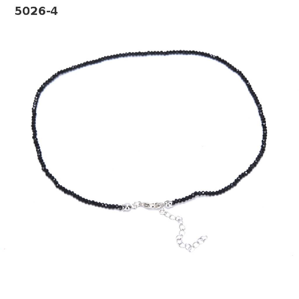 5026-4 Charm Women Black Crystal Clavicle Choker Necklace Pendant Party Jewelry Gift 5026-4