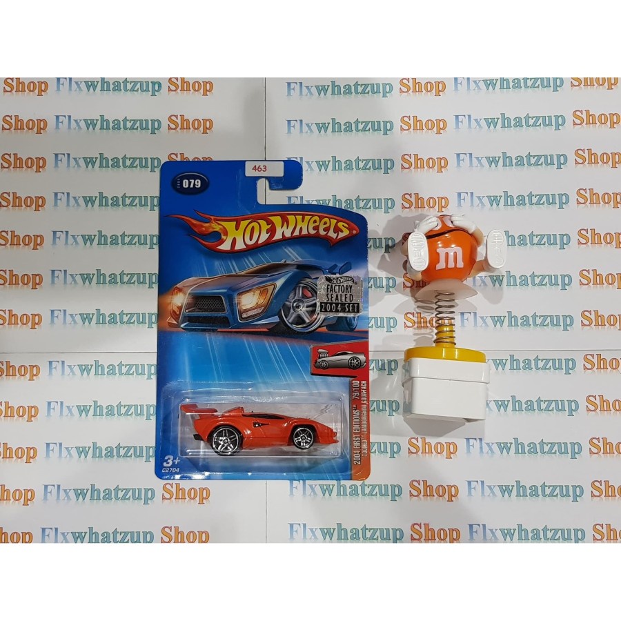 Hot Wheels Lamborghini Countach FIRST EDITION - ORANGE FACTORY SEALED